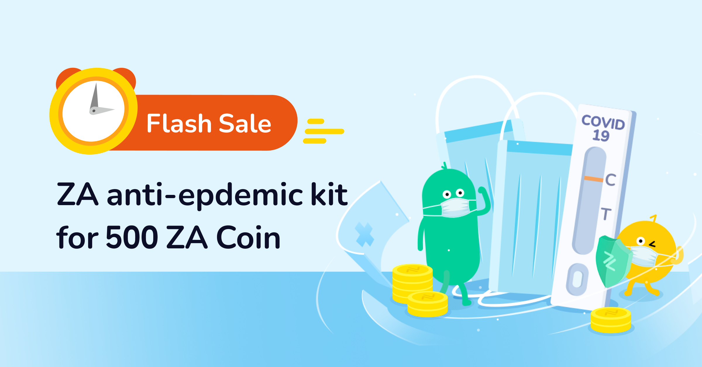 ⏰ Flash sale: 500 ZA Coin only!
